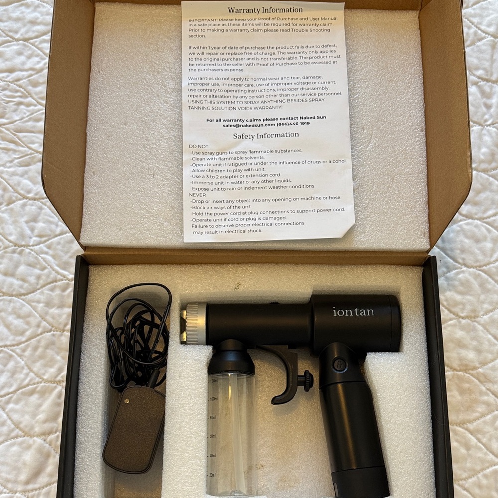 Ion Tan Handheld Spray Tan Machine